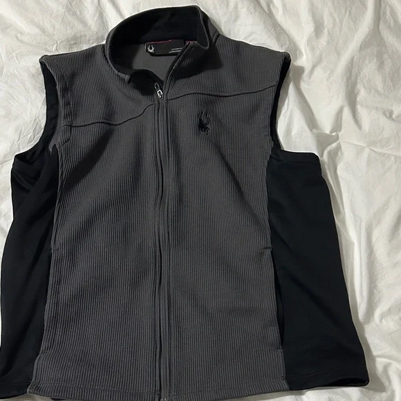 Spyder Men's Charcoal and Black Vest XXL - Picture 1 of 3